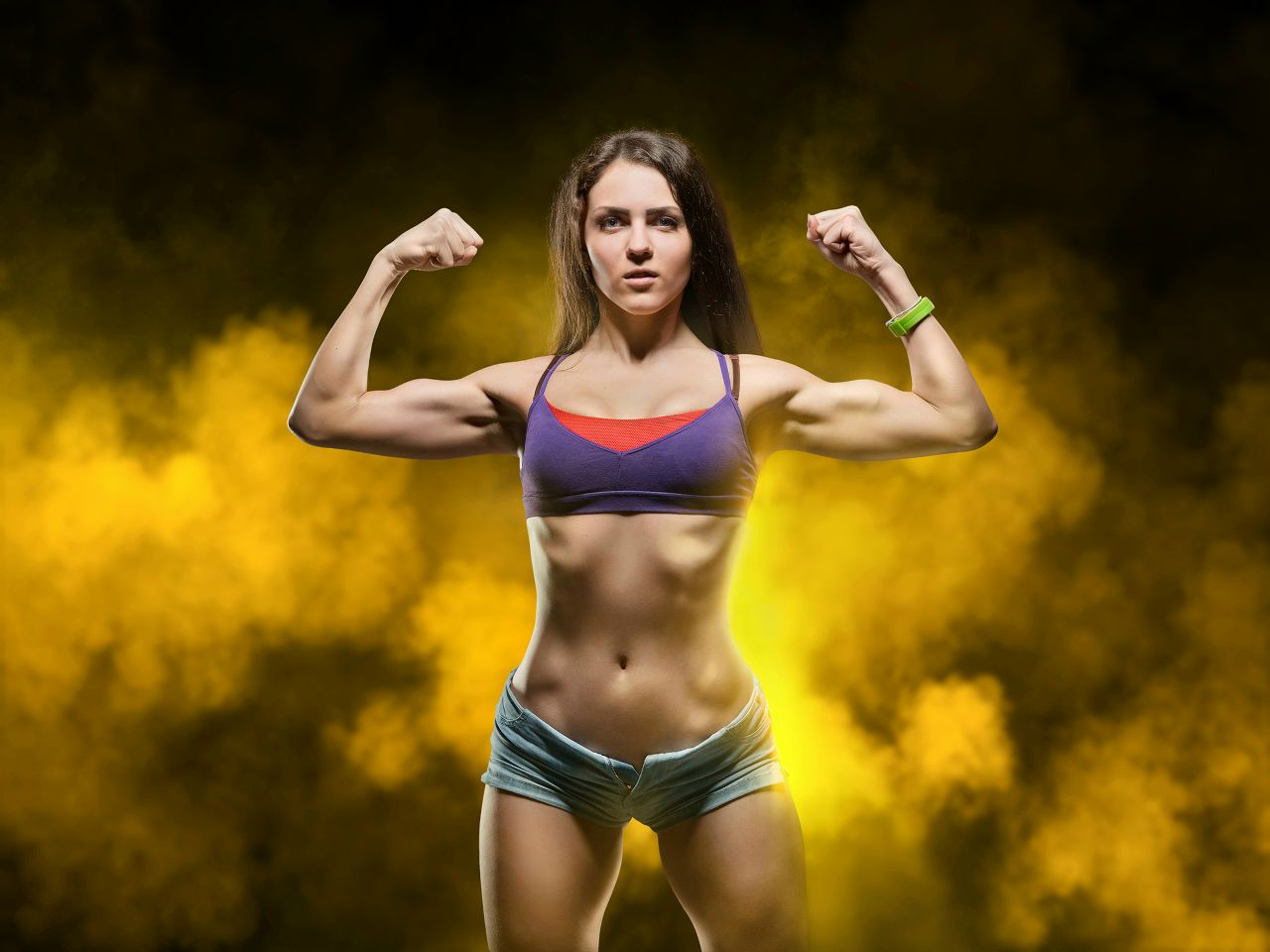 Athletic girls in Shuancheng